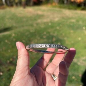 5/$25 prayer dream motivation prayer silver bangle bracelet 😌
